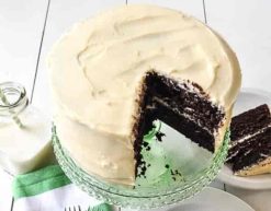choco whipped vanilla cake