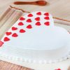 heart shaped vanilla cake 1 cake0611hvan c