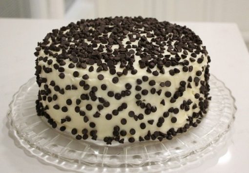 vanilla chocochips cake