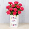 pink carnations bunch