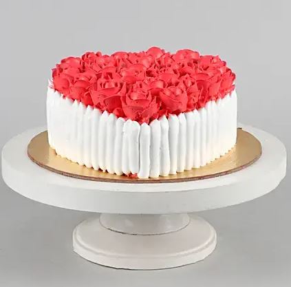 Hearty Roses Cake2