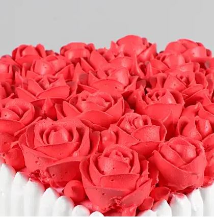 Hearty Roses Cake3
