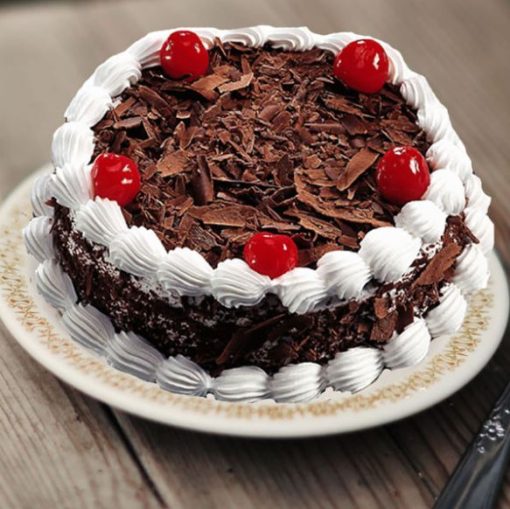 creamy black forest cake