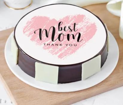 Best Mom Printed Cake for Mom