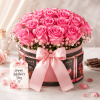 Big Pink Roses Arranged For Mother’s Day
