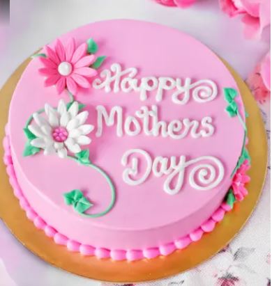 Gerbera Flower of Mother's day Cake