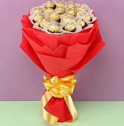 Red Ferrero Bouquet