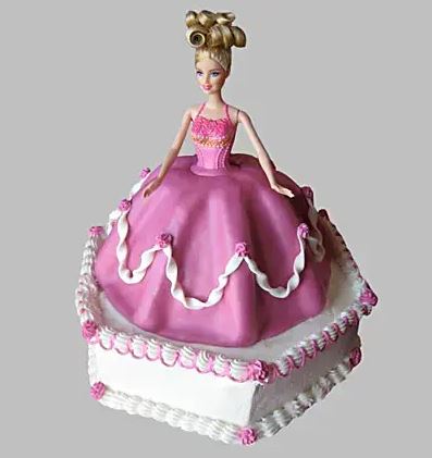 Barbie on Stage Cake