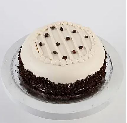 Creamy Coffee Vanilla Cake