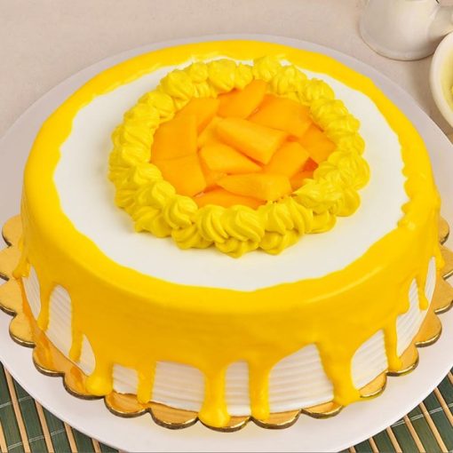 Creamy Layered Mango Cake1