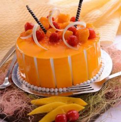 Mango Cherried Cake
