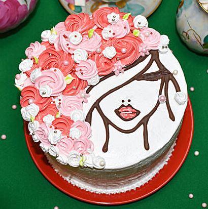 Rosy Lady Cake