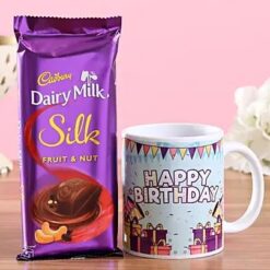 Birthday Coffee Mug with Silk