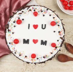 Cherried Love You Mom Cake1