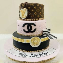 Luxury Fondant 3 Tier Cake