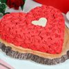 Rosy Heart In Red Velvet Flavour