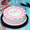 Rosy Strawberry Mom Cake
