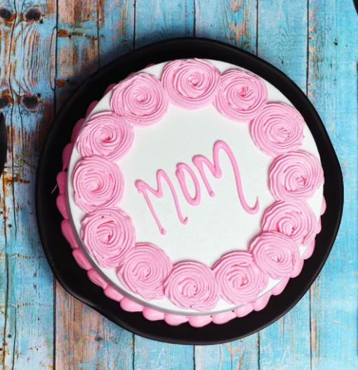 Rosy Strawberry Mom Cake1