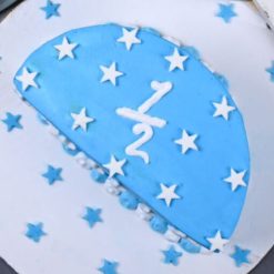 Cloudy Stars Half Cut Cake2
