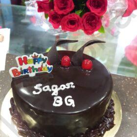 chocolate cake and flowers delivery in lucknow