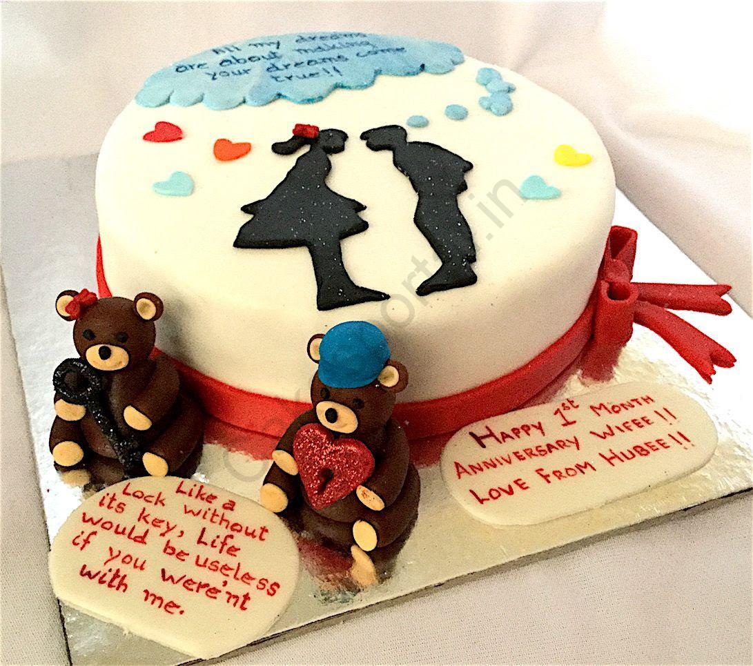 21St Anniversary Cake - CakeCentral.com