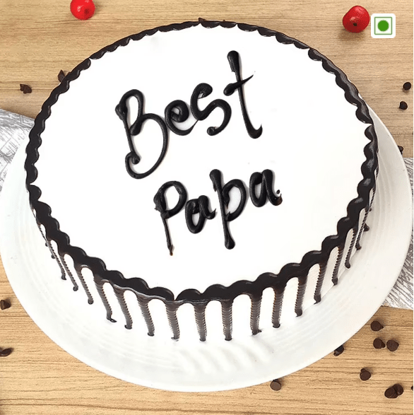 Beautiful Birthday Cake For Papa | bakehoney.com