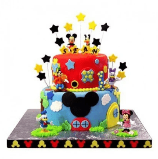 Mickey Mouse Cake Fondant Amazing Tutorial / chef Farooq All Recipe Cakes /  #shortvideo - YouTube