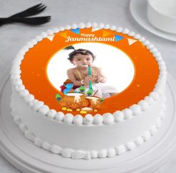 Krishna Jayanti Special Photo Cake