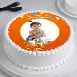 Krishna Jayanti Special Photo Cake