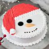 Snowman Vanilla Cake