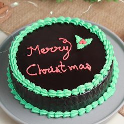 Merry Christmas Chocolate Cake