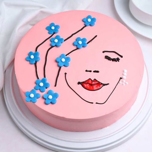 Designer Womens Day Cake
