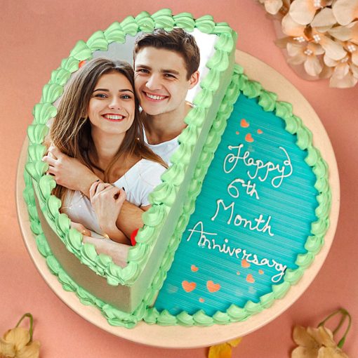 6 Month Anniversary Cake3