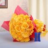 Yellow Roses & Rakhi Combo