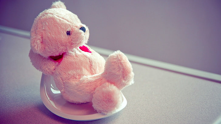 teddy bears cute love pink wallpaper preview