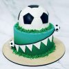 Fondant Football Theme Cake