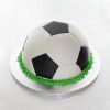 Half Football Pinata Cake