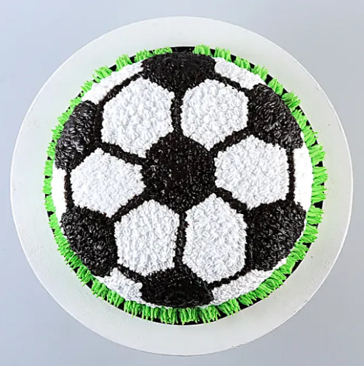 Creamy Football Cake3
