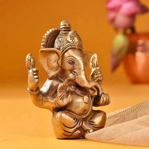 Ganesha Brass Idol6