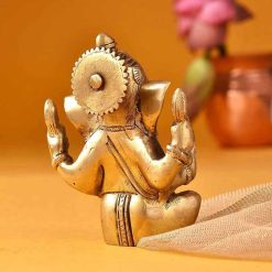 Ganesha Brass Idol4