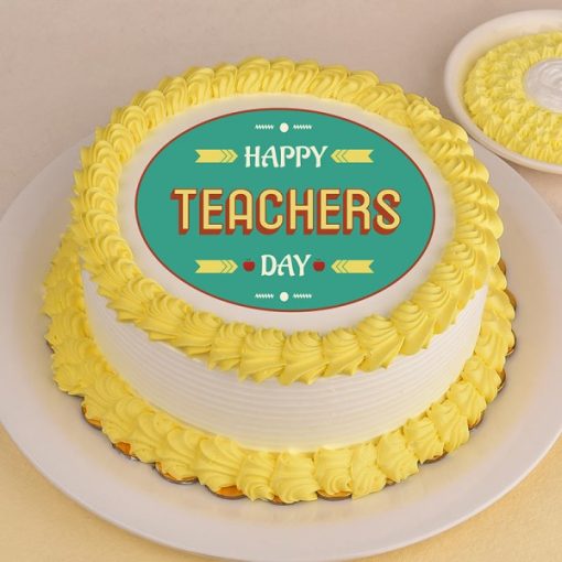 Teachers Day Photo Cake