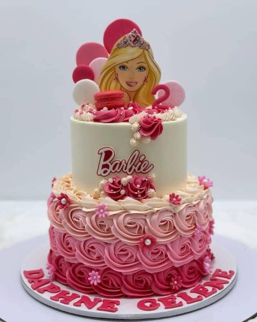 Red Velvet Barbie Cake
