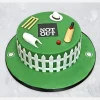 Not Out Cricket Cake