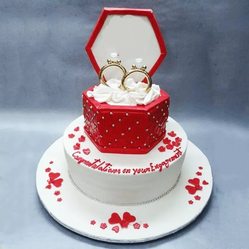 Designer Engagement Cake