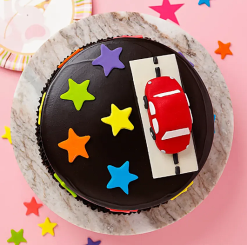 Kids Car Design Cake3