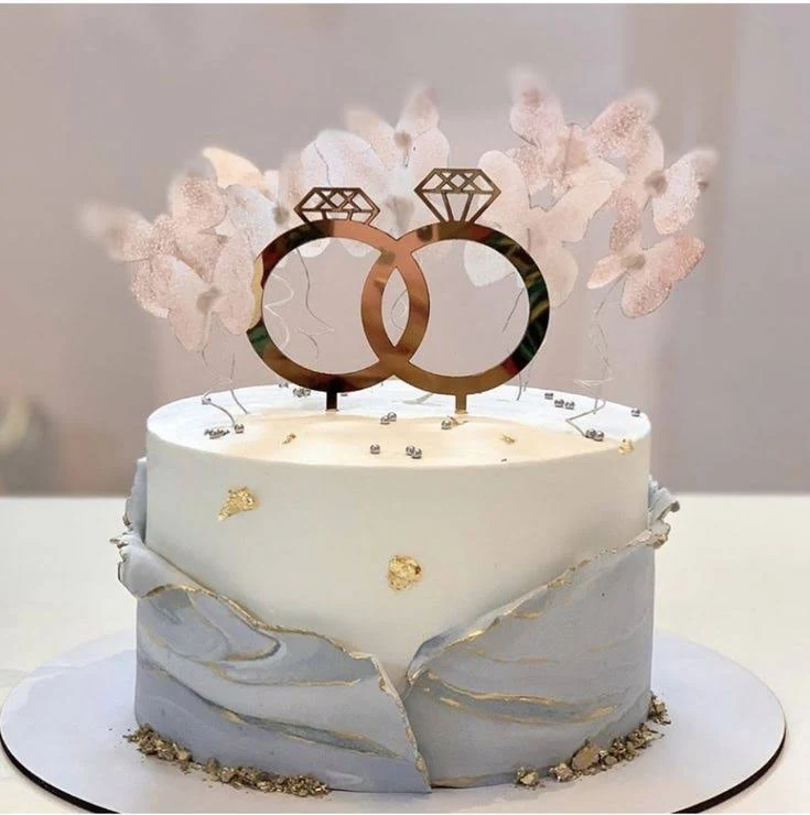 Engagement Cake|Wedding Cakes Online Delivery Hyderabad|CakeSmash.in