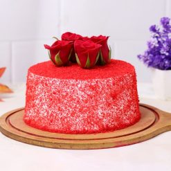 Red Velvet Rose Cake3