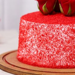 Red Velvet Rose Cake2