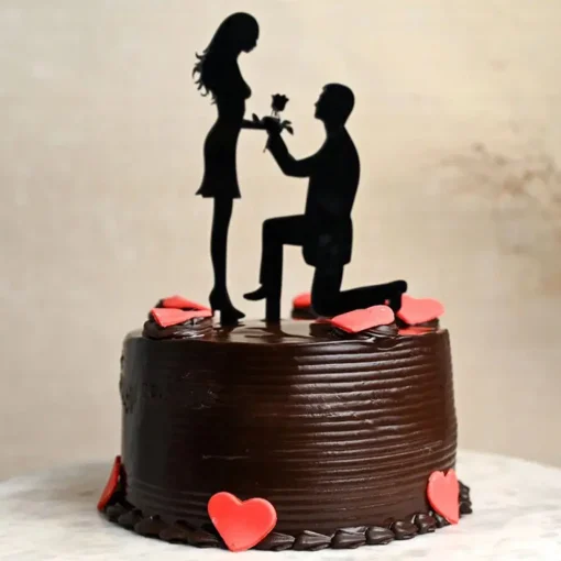 Couple Cake For Valentine's Day2
