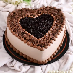 Chocolate Love Heart Cake